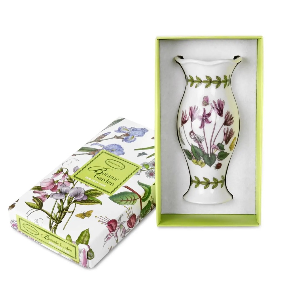 NWT PORTMEIRION Botanic Garden Mini Posy Vase
